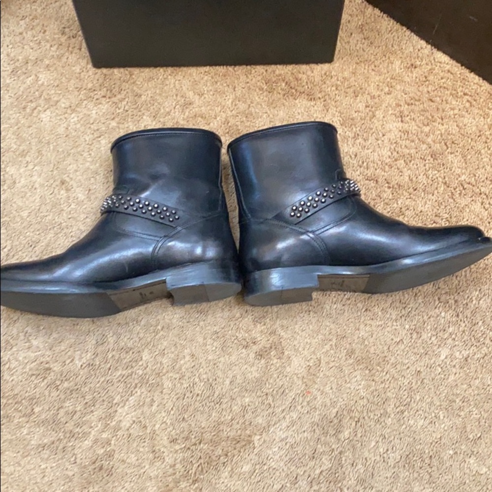 Saint Laurent studded Motorcycle Boots sz36.5 - Picture 7 of 8